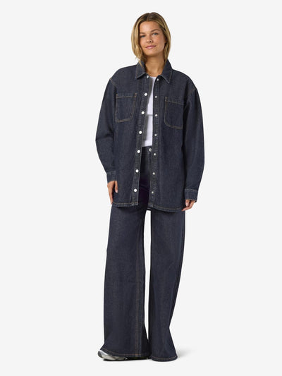 Noisy May - Jakke - Dark blue denim - Alva