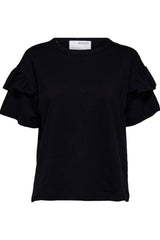 Selected Femme - T-shirt - Black - Rylie