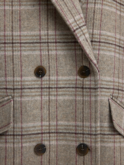 Selected Femme - Uld Frakke - Gråmeleret - Harper - Stilkompagniet.dk