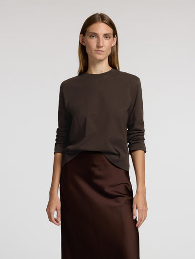 Selected Femme - Bluse - Delicioso - Essential Boxy LS