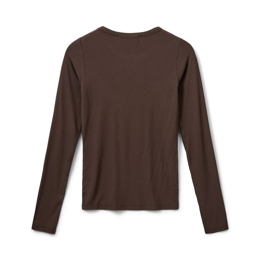 Long-sleeved viscose blouse - Gray - Petricia SNOS243 - Sofie Schnoor 