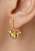 Andcopenhagen - Earrings - 18 carat gold plated 925 sterling silver - Pauline