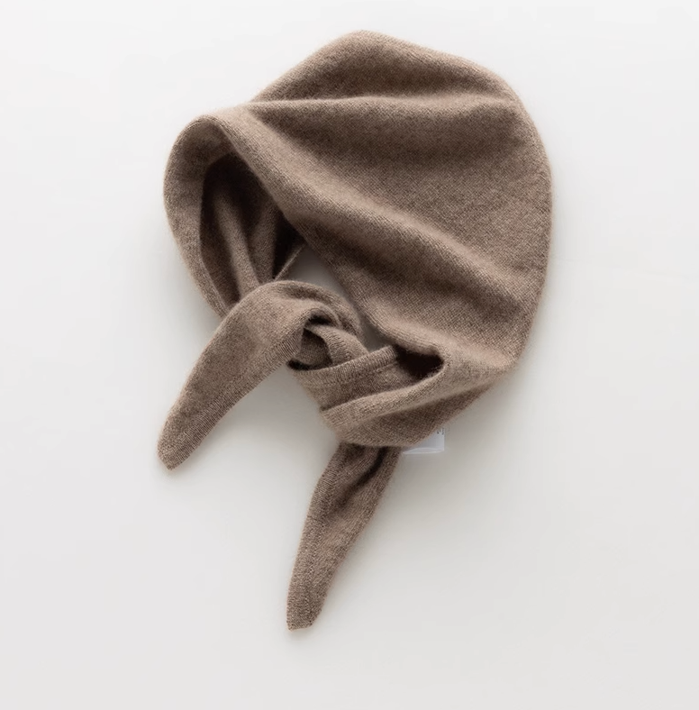 Andcopenhagen - Cashmere trinity mini tørklæde - 100% Cashmere - Dark coffee