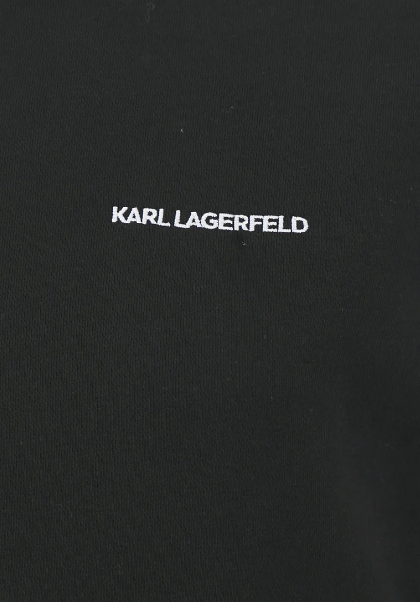 Karl Lagerfeld - Sweatshirt - Black &amp; Logo - Essential sweat