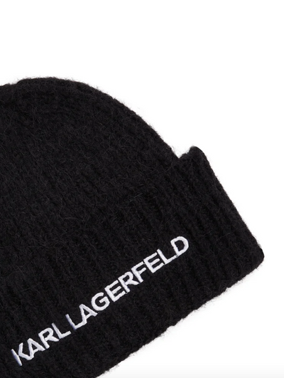 Karl Lagerfeld - Beanie - Black - ESSENTIAL BEANIE