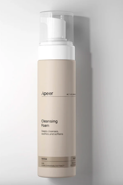 APEER - Cleansing foam - 200 ml - For uneven and irritated skin sss