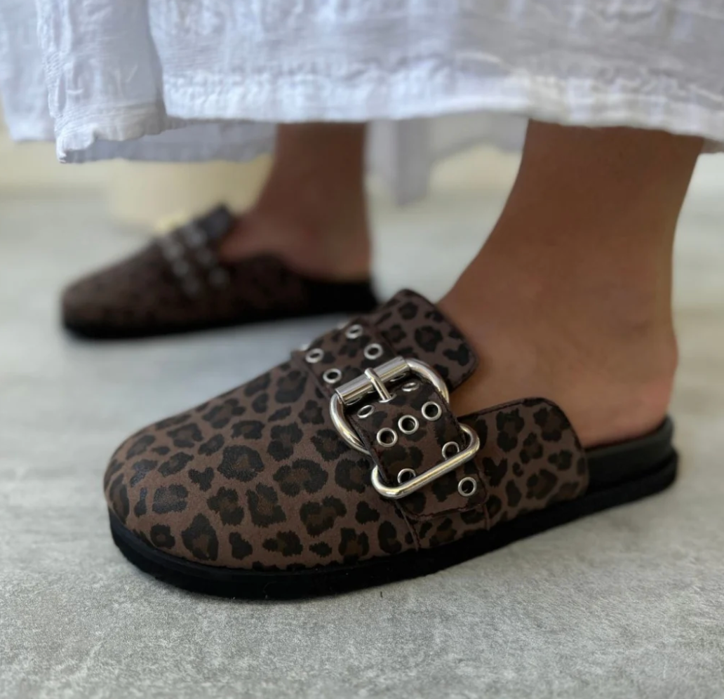 Copenhagenshoes - Mules - Leopard - It´s like a dream