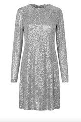 MbyM - Dress - Silver sequins - Earl grayish - Haliana