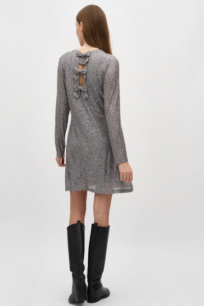 MbyM - Dress - Silver sequins - Earl grayish - Haliana