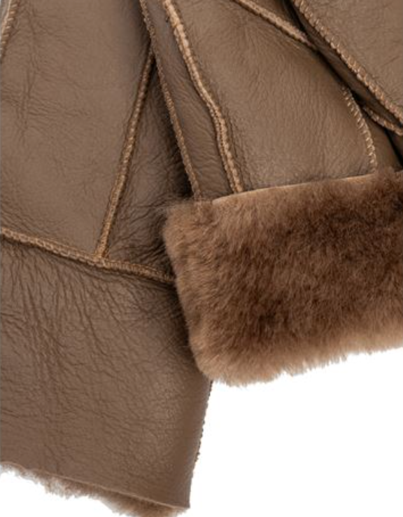 Re:Designed - Leather gloves/mittens - Brown - Henny