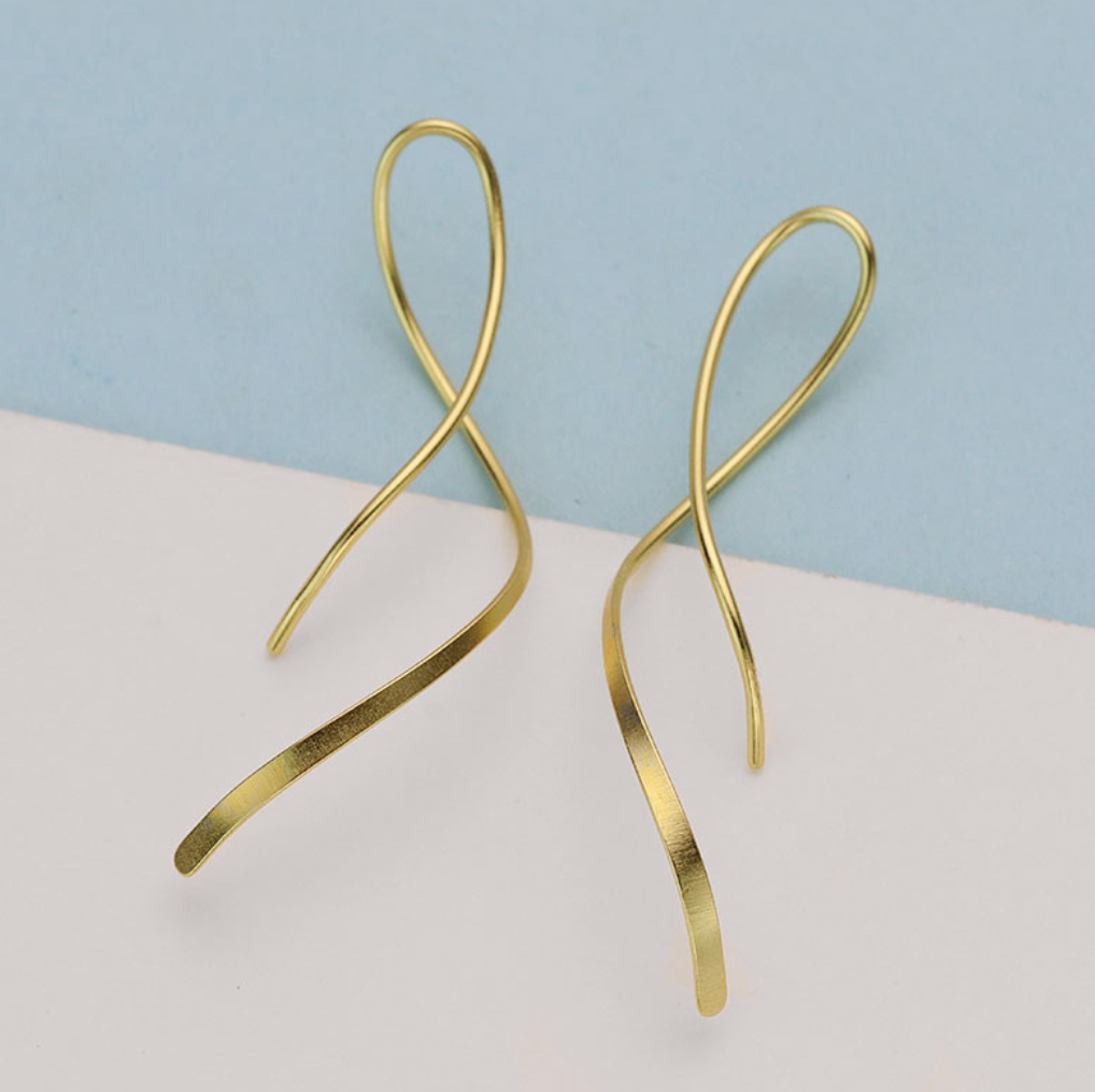 Andcopenhagen - Earrings - 18 carat gold plated 925 sterling silver - Blair