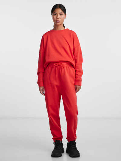 Sweatpants - Striped black/white - Chilli - Pieces 