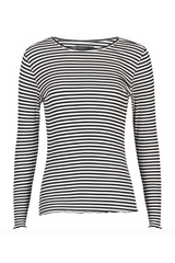 Viscose blouse - Sesame black stripe Natalia - Liberté