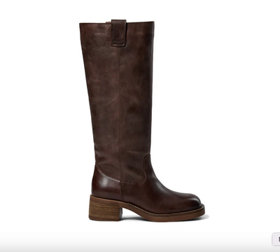 Biker boots - Brown Angelina - Brown matte leather - Pavement