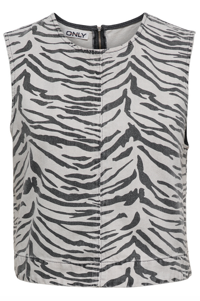 Only - Denim top - Zebra - Dorsi