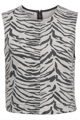 Only - Denim top - Zebra - Dorsi