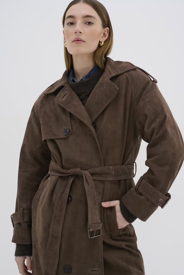 MY ESSENTIAL WARDROBE - Trench coat - Suede Delicioso - Tara