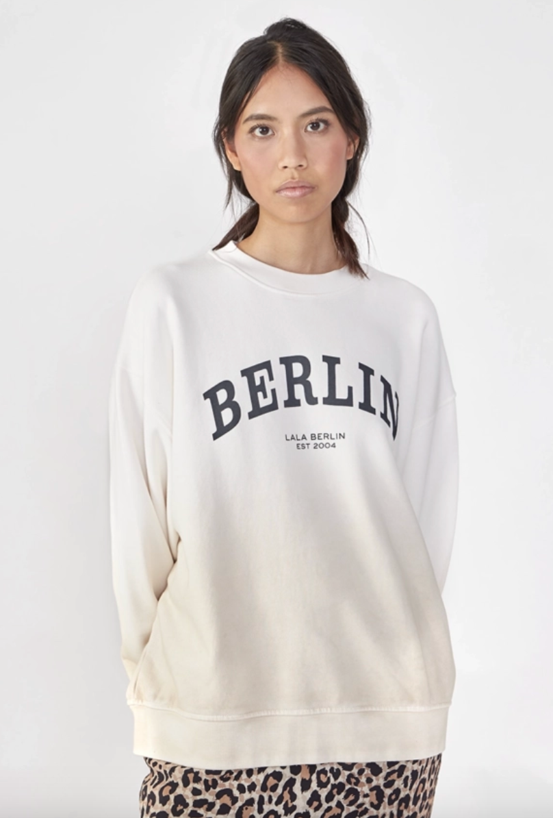 LALA BERLIN - Sweatshirt - Berlin cotton creme