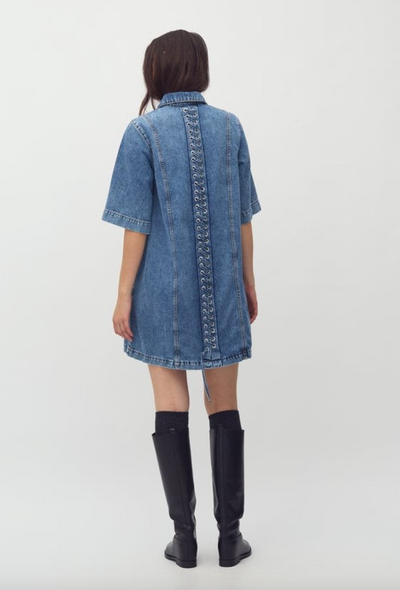 MbyM - Dress - Denim blue - Balami