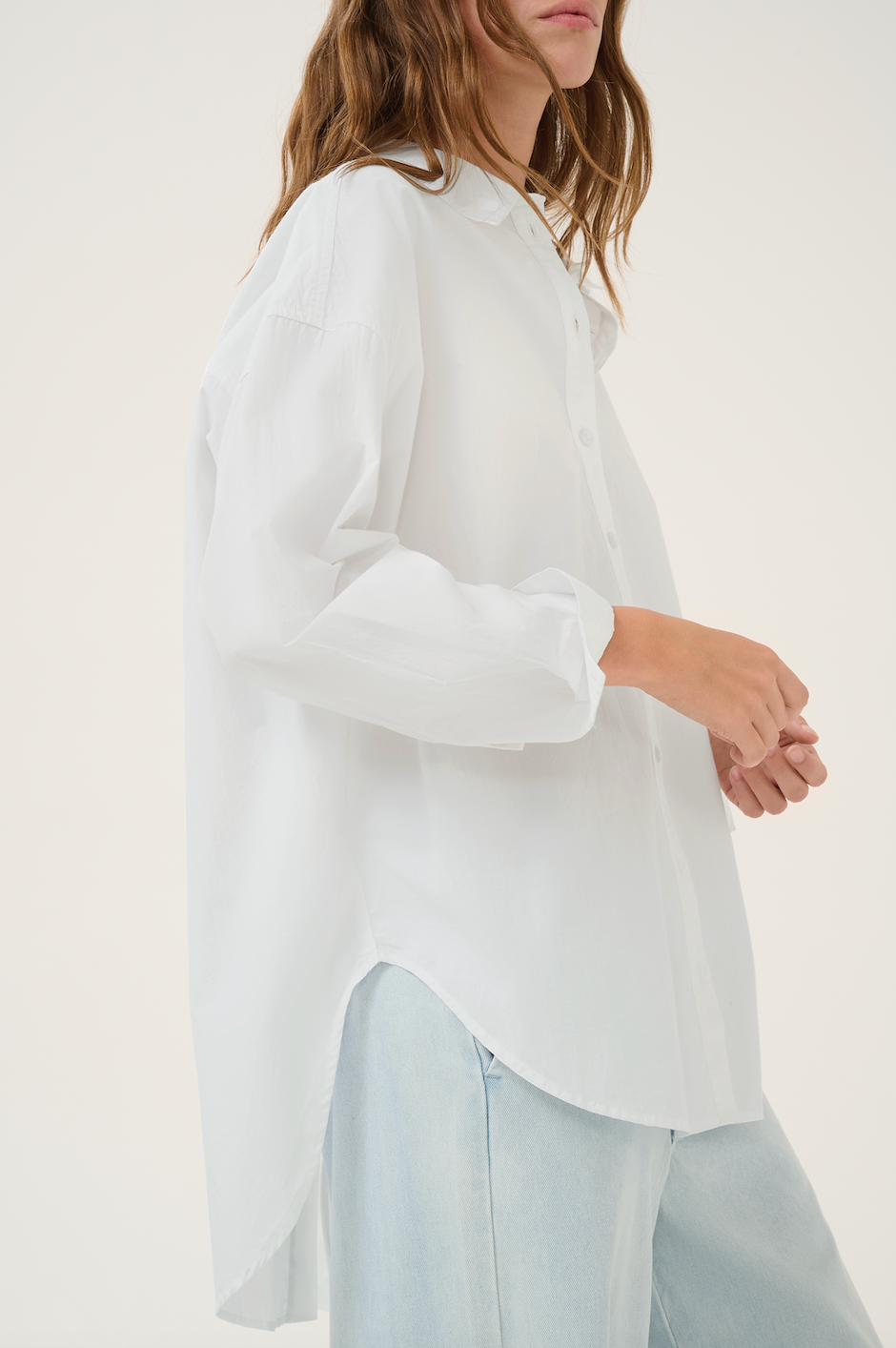 My Essential Wardrobe - Skjorte - Sunna Boxy - Bright White