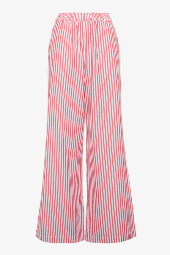 Sissel Edelbo - Bukser - Red/white - Hilde sss