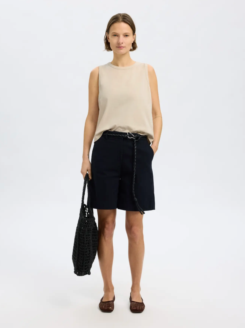 Selected Femme - Tank top - Birch - Boxy