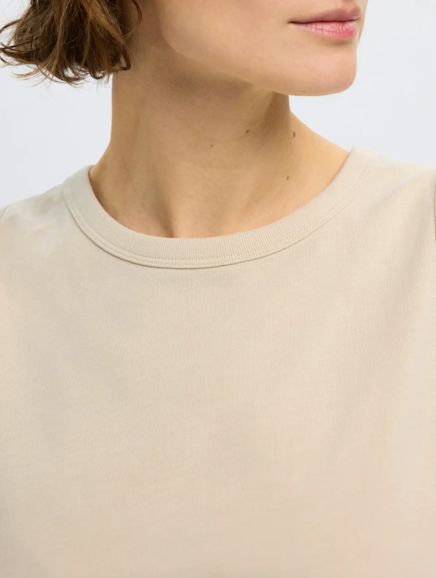 Selected Femme - Tank top - Birch - Boxy