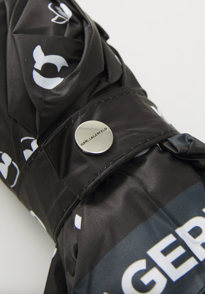 Black Umbrella with Logo - Essential Umbrella - Karl Lagerfeld