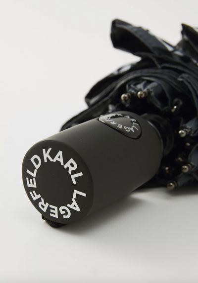 Black Umbrella with Logo - Essential Umbrella - Karl Lagerfeld