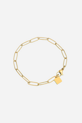 Andcopenhagen - Bracelet - 18 carat gold plated 925 sterling silver - Simple Pearl