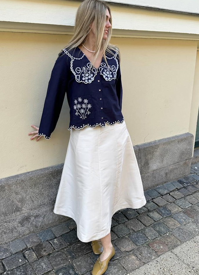 Sissel Edelbo - Skjorte - Navy - Elysia sss