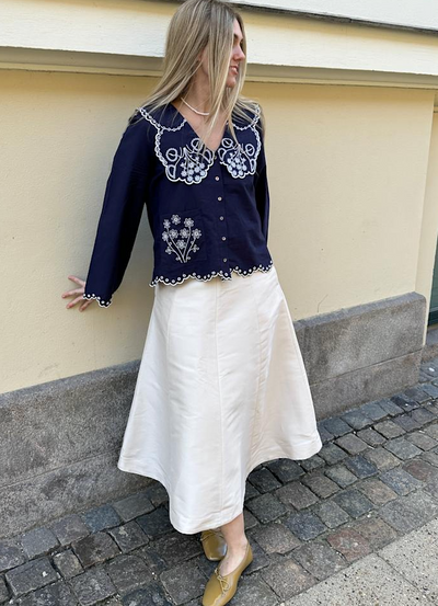 Sissel Edelbo - Skjorte - Navy - Elysia sss