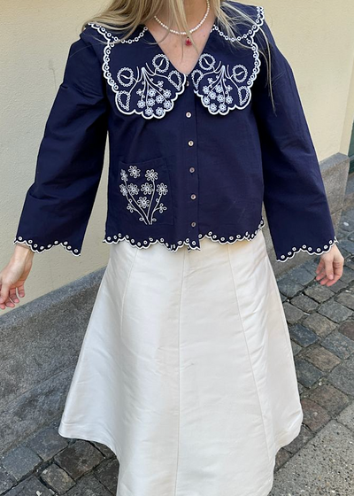 Sissel Edelbo - Skjorte - Navy - Elysia sss