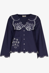 Sissel Edelbo - Skjorte - Navy - Elysia sss