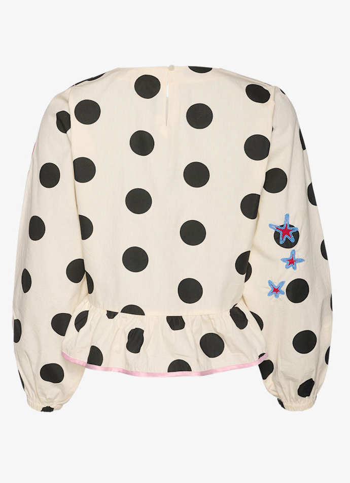 Sissel Edelbo - Bluse - Black Dot - Diana - sss (PREORDER)