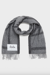 Lala Berlin - Halstørklæde - Wool - Light grey/black - Svea