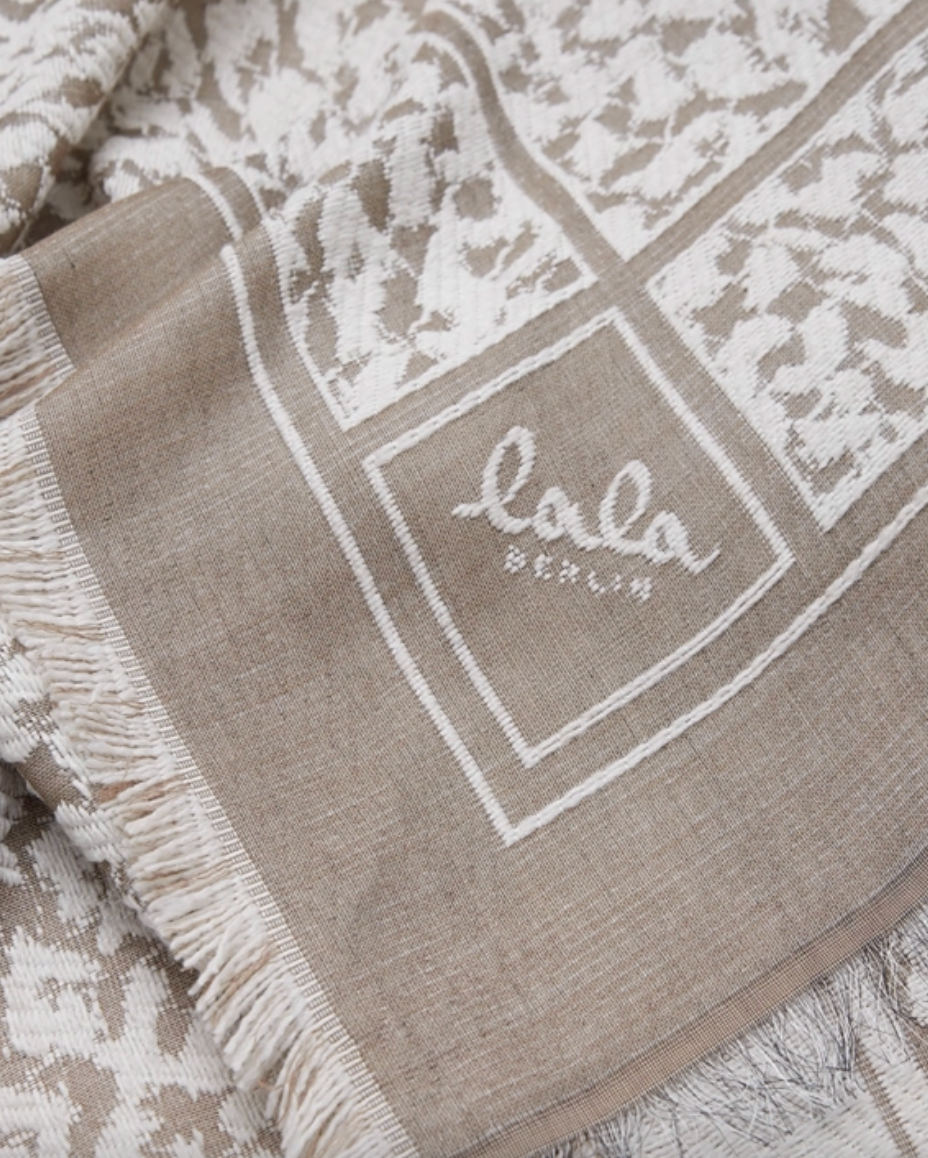 Lala Berlin - Scarf - Cashmere - Black/White - Arilla Gauze