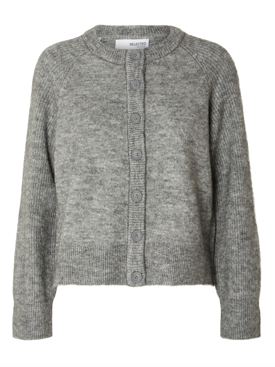 Selected Femme - Cardigan - Grey Melange - Rena