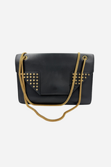 Saint Laurent - Studded Betty Bag - Black - Secondhand