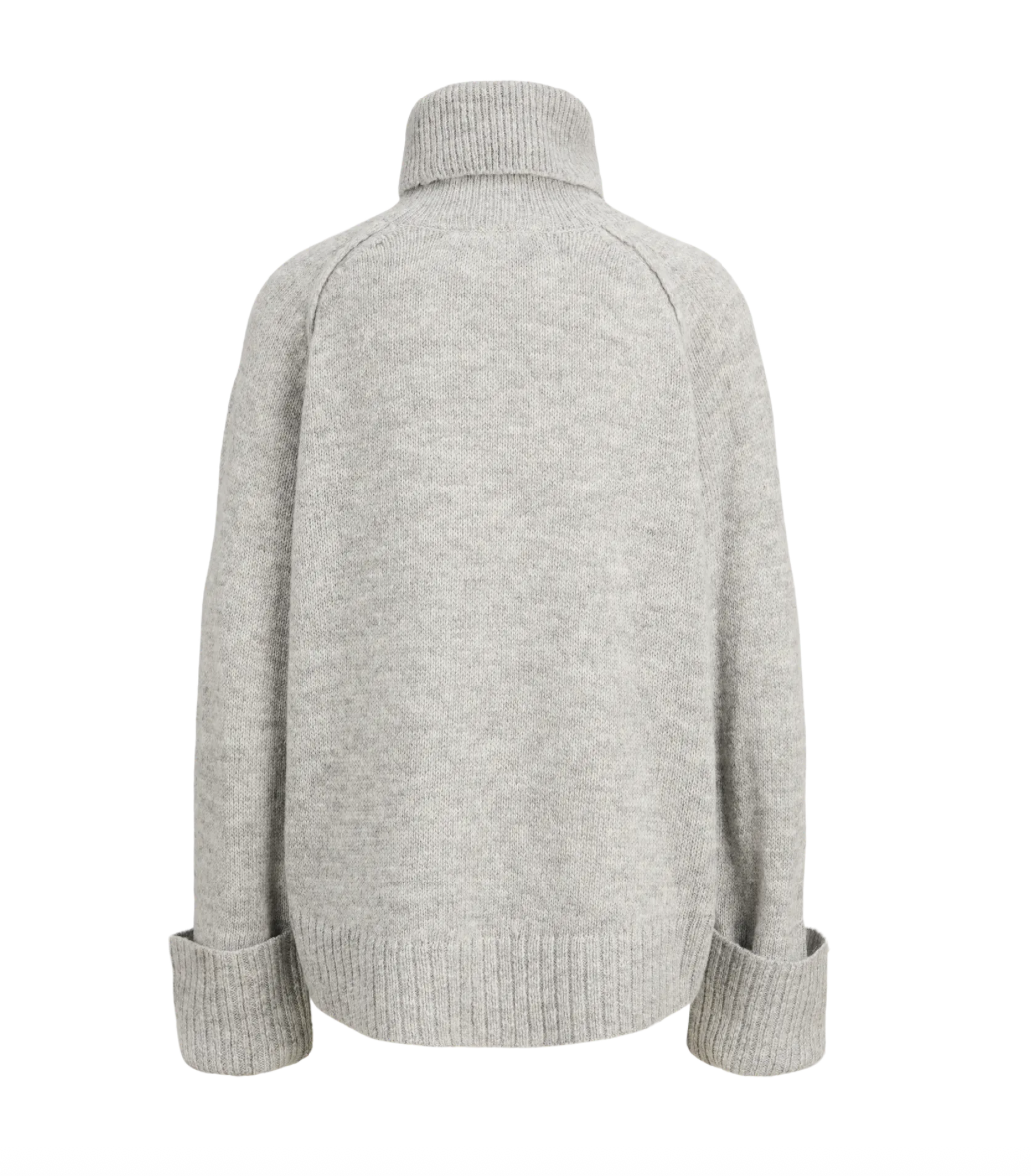 JJXX - Striktrøje - Light grey - Ellinora