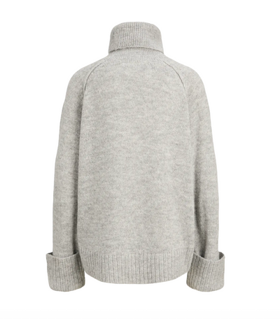 JJXX - Striktrøje - Light grey - Ellinora