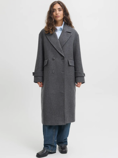 JJXX - Trenchcoat - Dark Grey Wool - Cara