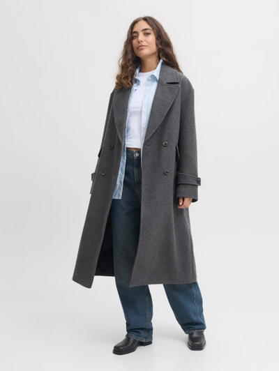 JJXX - Trenchcoat - Dark Grey Wool - Cara