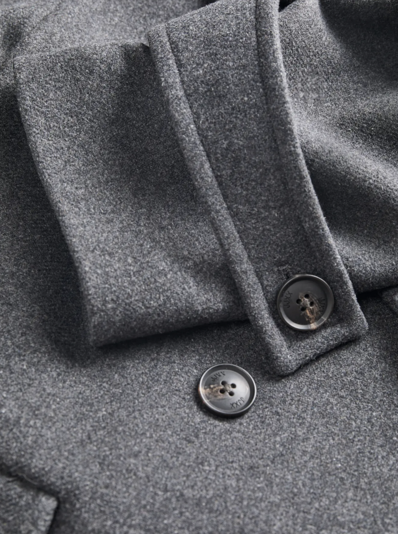 JJXX - Trenchcoat - Dark Grey Wool - Cara