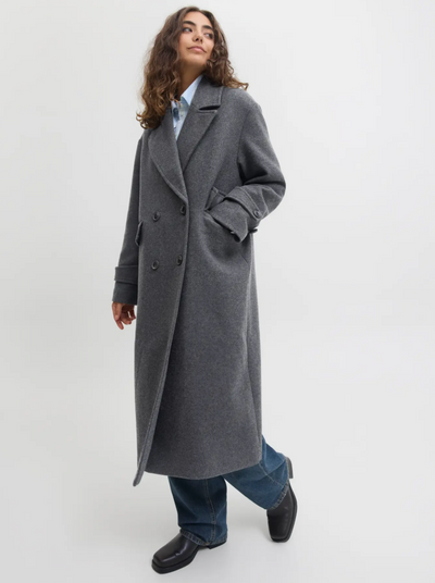 JJXX - Trenchcoat - Dark Grey Wool - Cara