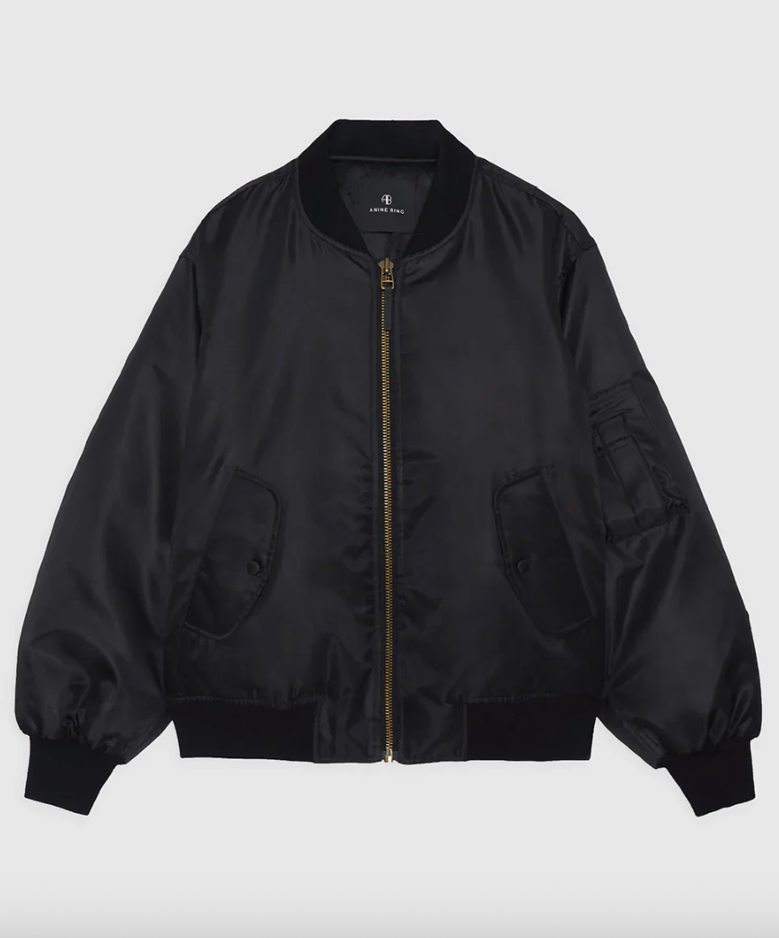 Anine Bing - Bomber jakke - Black - Leon