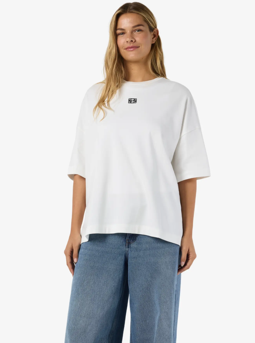 Noisy May - T-shirt - Hvid - Kim S/S Slit