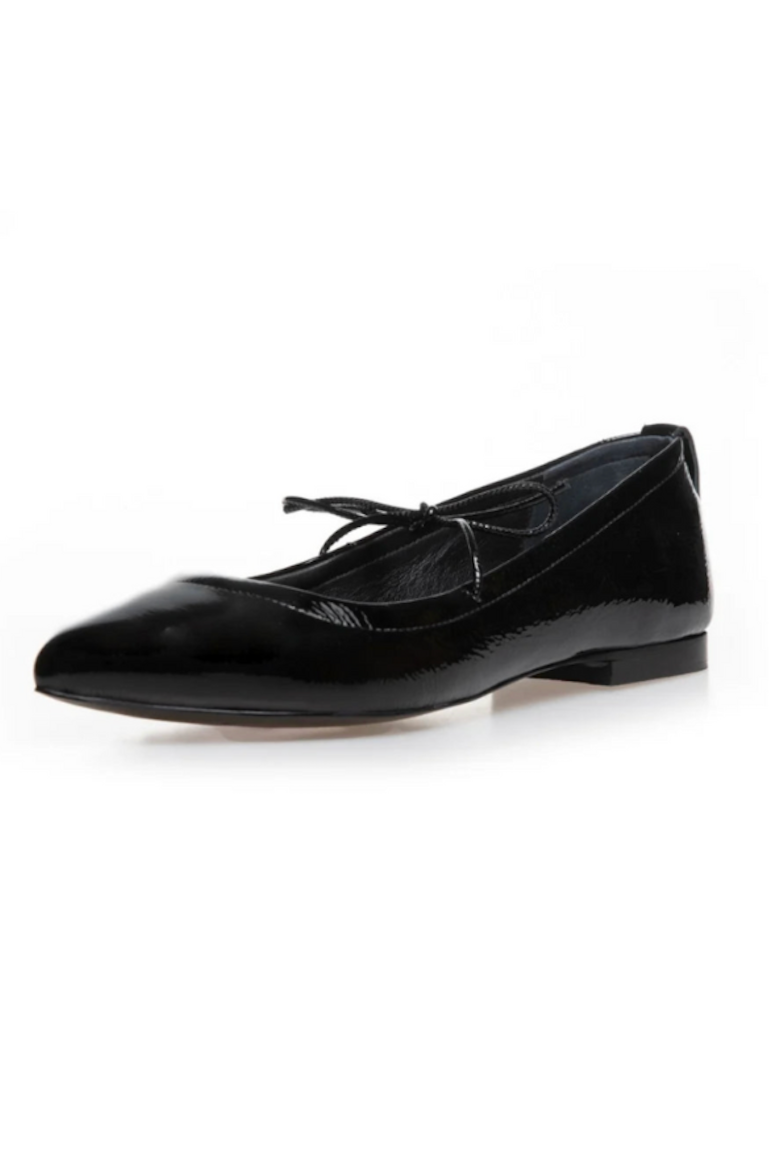 Ballerina with bow - Black - A beauty blk - Copenhagenshoes