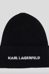 Karl Lagerfeld - Beanie - Black - ESSENTIAL BEANIE