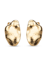 Enamel - Big Wave Earring - Gold